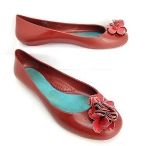 Oka b rubber ballet sandals